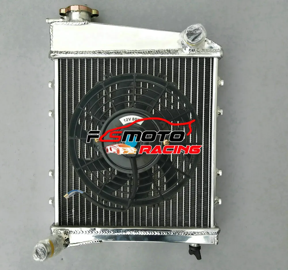 40MM Aluminum Radiator For Austin Rover Mini Cooper S / Morris 1275 GT MT 1967-1991 ALL MODELS & OR With FAN