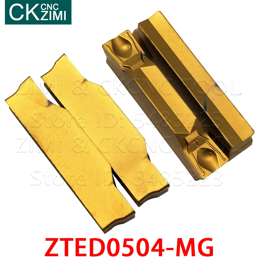 ZTED0504-MG ZTED-insertos de carburo de 0504 MG, herramientas de ranurado CNC de alta calidad, herramientas de torneado de corte para acero y acero inoxidable