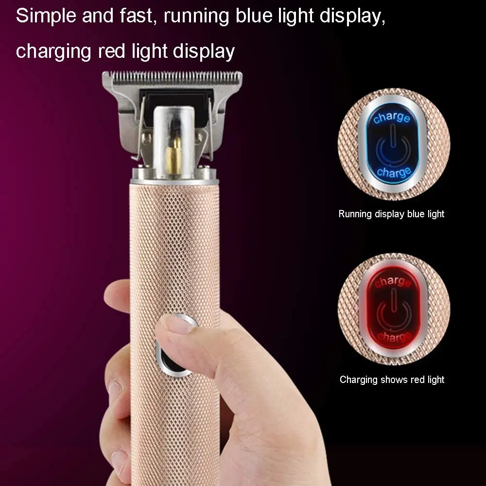 USB ไฟฟ้า Clippers Trimmers สำหรับเครื่องโกนหนวดเคราผู้ชายผู้ใหญ่เด็กไร้สายชาร์จเครื่องตัดผม Professional