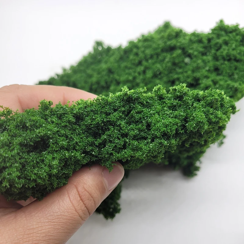 500G Tree Powder Model Sponge Cluster for Bushes Shrubs low Ground Cover DIY Scene Material Green Plant Tufted Railrod Layout