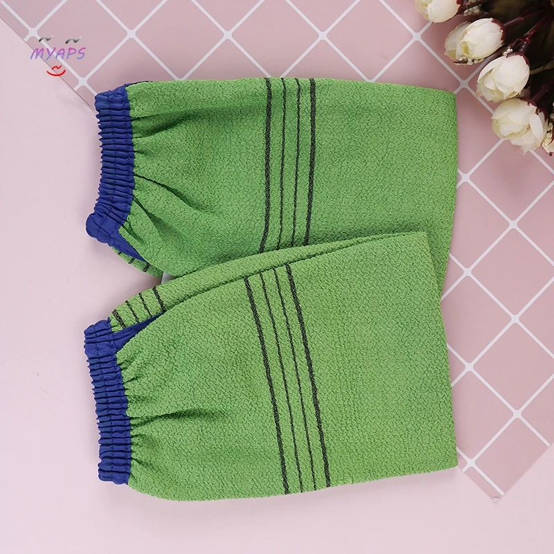 

1pc Shower Spa Exfoliator Two-sided Bath Glove Body Cleaning Scrub Mitt Rub Dead Skin Removal Body Scrub Exfoliating Scrub