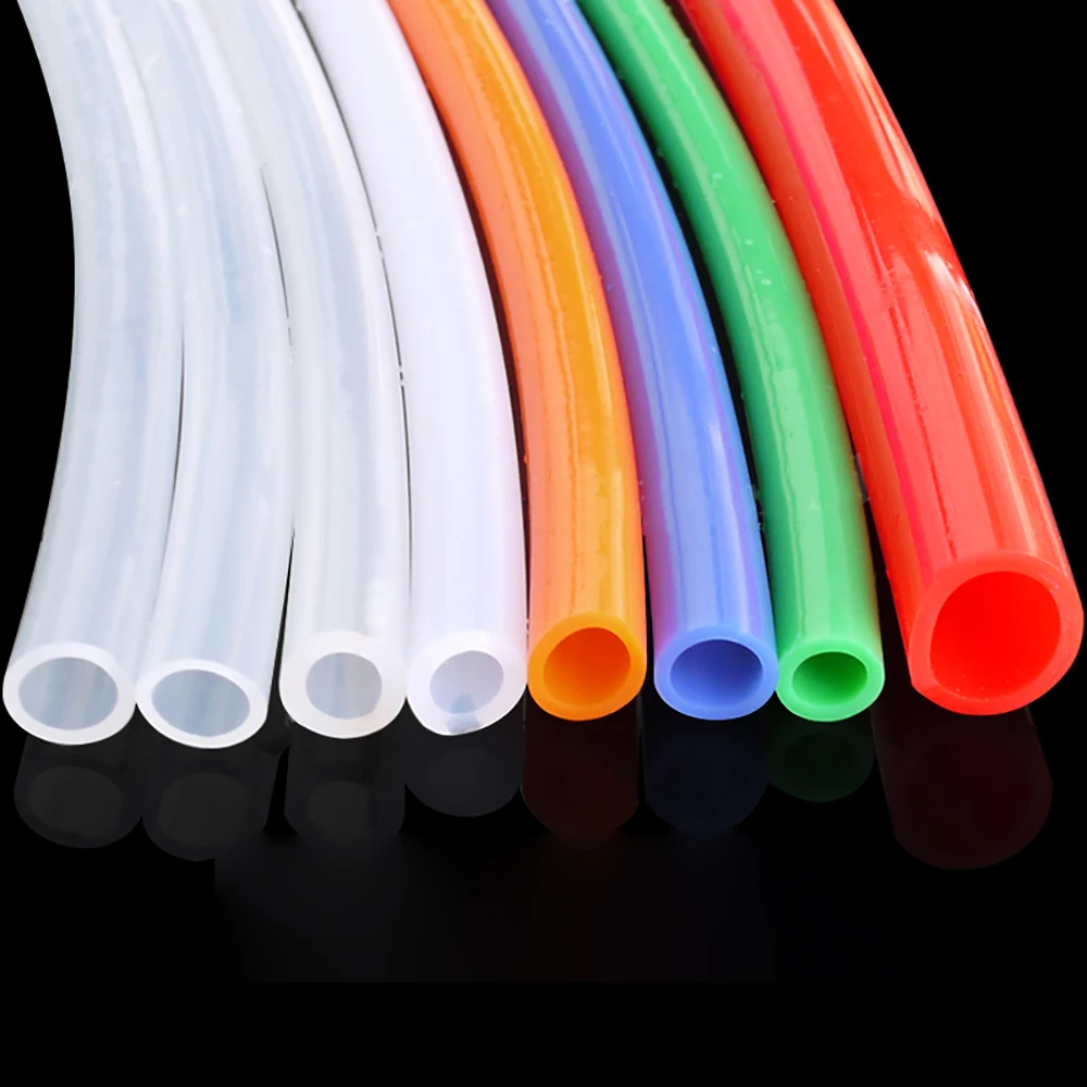 3x6mm Colored silicone hose food grade safe high temperature 3mm inner diameter x 6mm outer diameter for drinking beer coffee