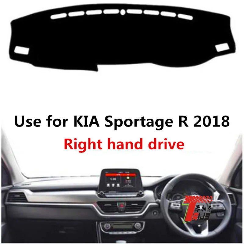 TAIJS Factory Casual 3Colors High Quality Polyester Fibre Car Dashboard Cover For KIA Sportage R 2018 Right hand drive