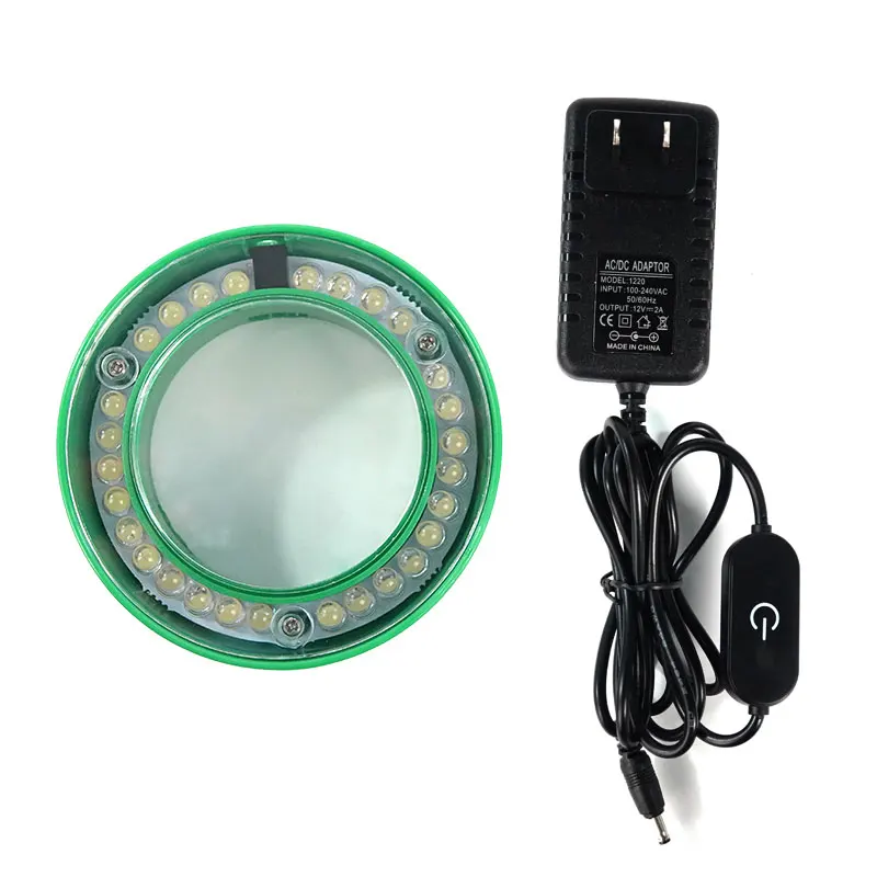 Sorgente luminosa RL-003D del microscopio, sorgente luminosa antipolvere, forte luce di condensa, tocco leggero per accendere la luce, Snap-on