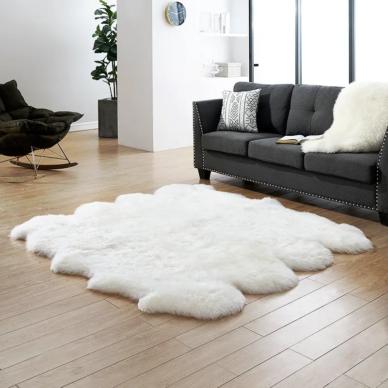 

Thick Fur Rug Home Decor Shaggy Carpet Livingroom Wool Bedroom Fluffy Rug Sofa Cushion Coffee Table Floor Mat Kids Room Carpets