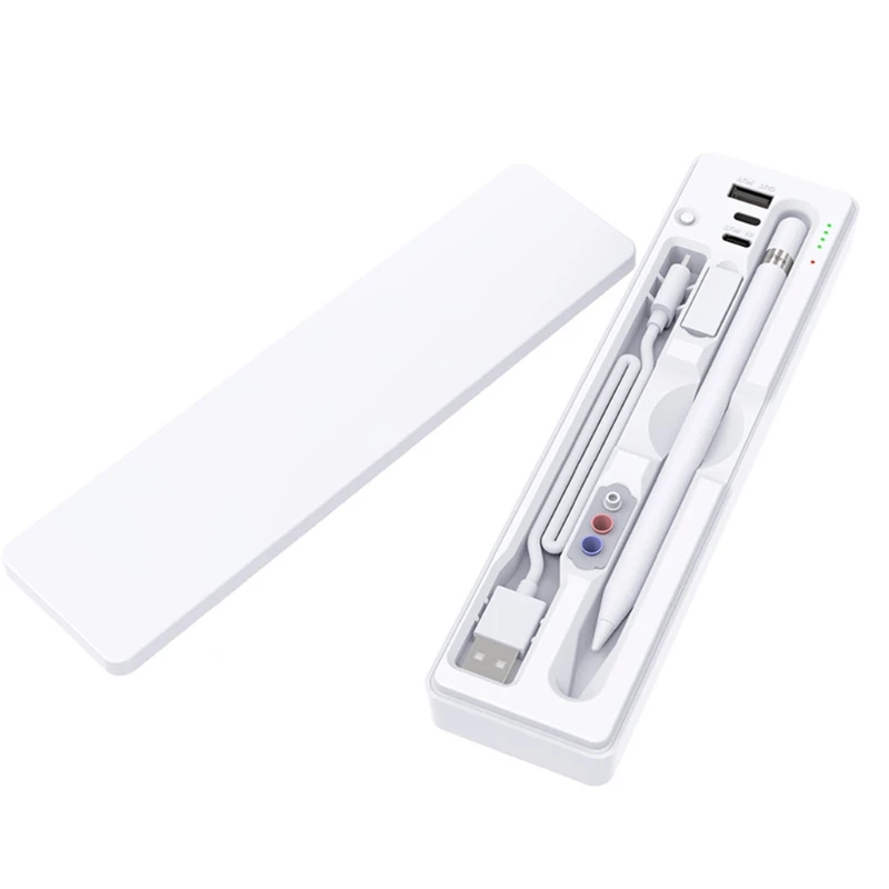 

All-in-One Pencil Case for iPadpencil Touch Screen Pen Storage Case Rechargeable Usb Charging Box