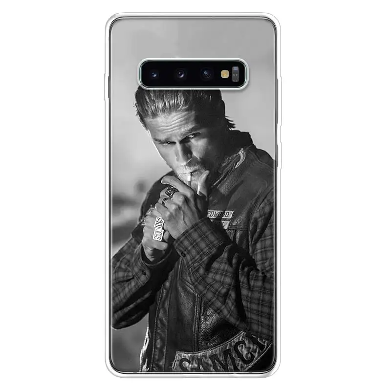 American TV Sons of Anarchy Phone Case For Samsung Galaxy S24 S23 S22 S21 Ultra S20 FE S10 Plus S10E S9 S8 Soft TPU Back Cover