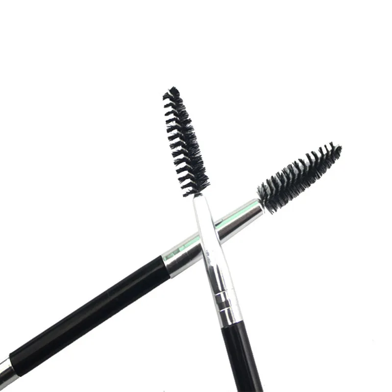 Pinceau professionnel pour sourcils et mascara, 2 pièces, accessoire de maquillage pour les yeux