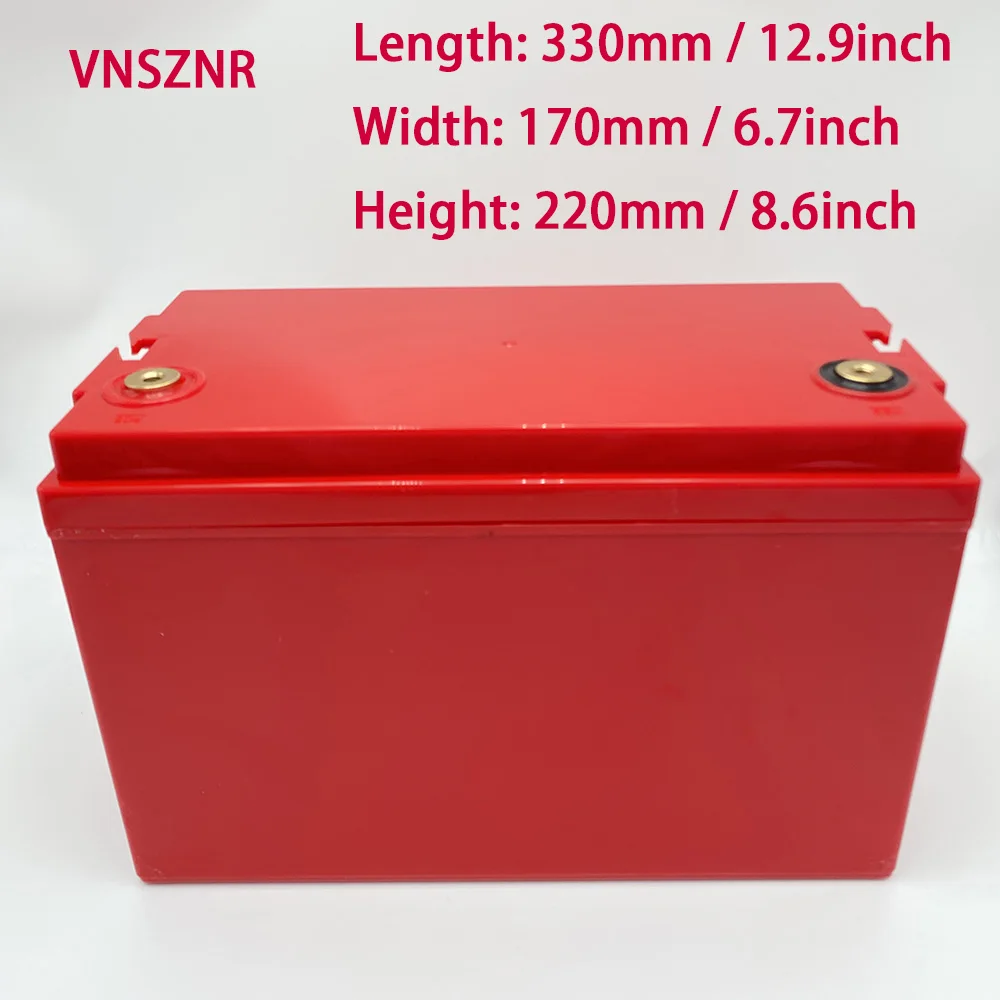 صندوق بطارية LiFePO4 الليثيوم 12 فولت 100 أمبير حقيبة للتخزين المنظم تطبيق للطاقة الشمسية ، خارج الشبكة ، RV ، الخ