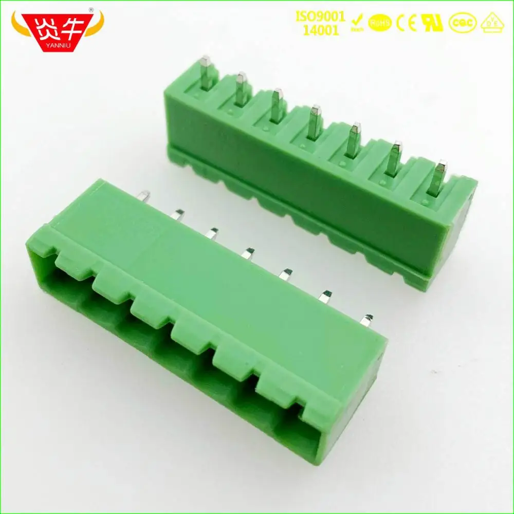 50 Stuks Kf2edgvc 5.0 2P ~ 12P Pcb Connector Plug-In Teminal Block 2Edgvc 5.0Mm 2pin ~ 12Pin Mstbva 2,5G 1755516 Phoenix Degson