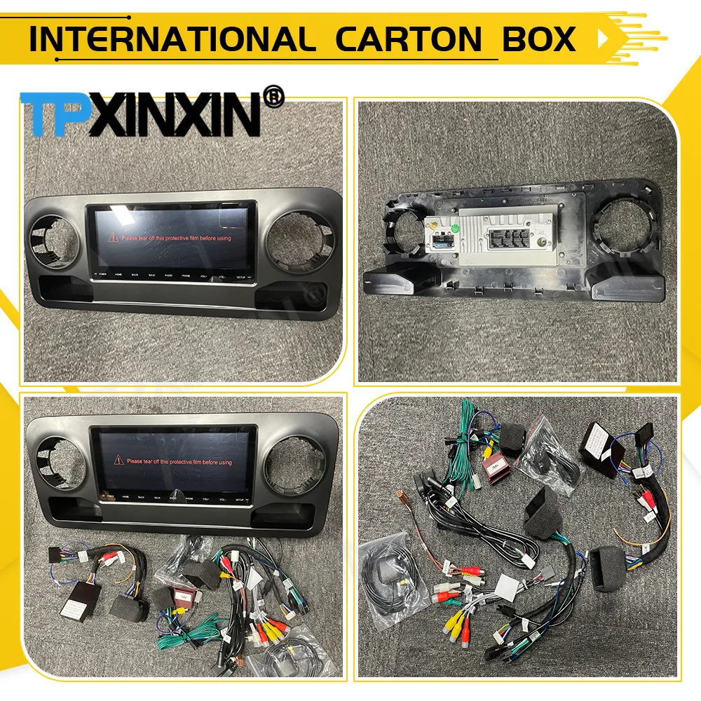 10.25 بوصة 128 جيجابايت راديو السيارة أندرويد 14 لبنز سبينواي سبرينتر 2019 ~ 2024 نظام تحديد المواقع نافي استقبال Carplay مرآة ربط IPS رئيس وحدة #3