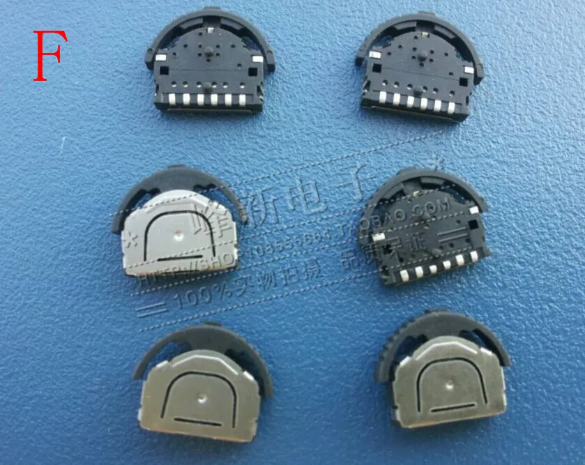 5Pcs Mobile phone MP3/4/5 dial switch key switch left and right reset dial switch big head patch 6 feet
