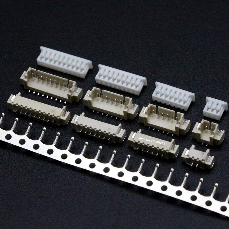 

10 sets JST 1.25mm pitch Connector SMD Vertical/Horizontal Socket+Housing+Terminals 2P 3P 4P 5P 6P 7P 8P 9P 10P 11P 12Pin