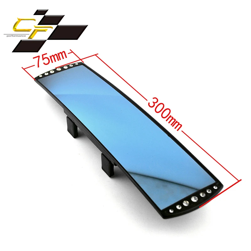 300mm Car Rearview Mirror Universal Auto Rear Large Vision Anti-Glare Curved Wide Angle Enlarge Blindspot Blind Spot Accessories