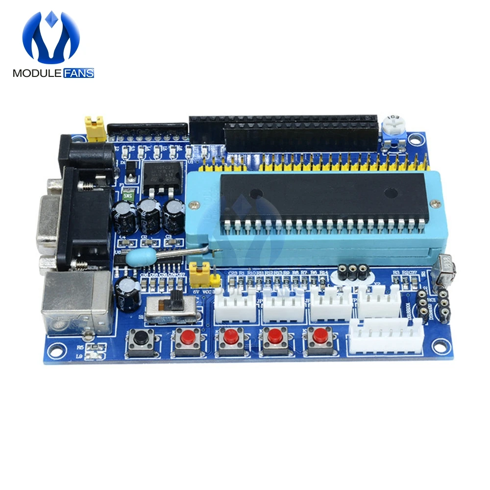 DC 12V PIC16F877A PIC Mindest System Development Board Emulator JTAG ICSP Programm Mindest System Mikrocontroller Modul – Detail 3
