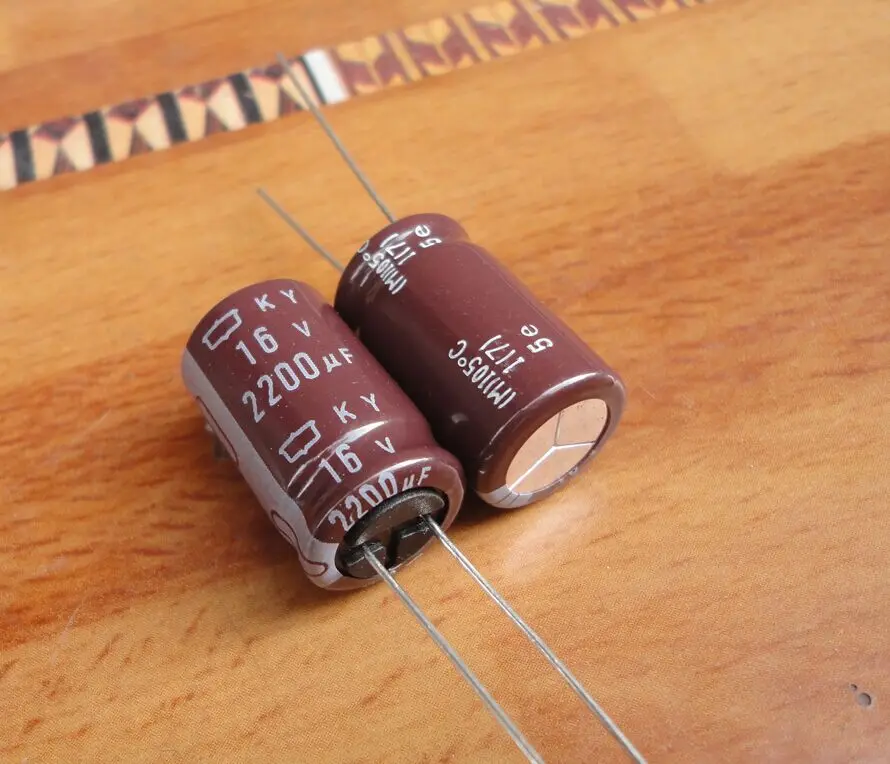 50 sztuk/partia oryginalna japonia NIPPON KY seria 105C kondensator wysokiej częstotliwości aluminiowy kondensator elektrolityczny darmowa wysyłka