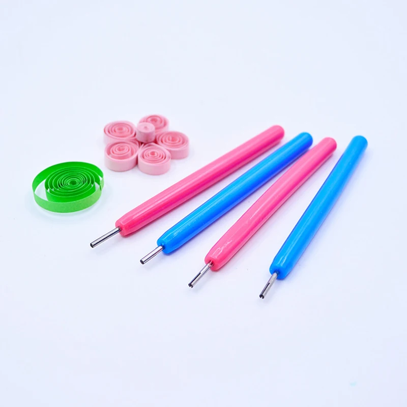 2/5pcs Quilling Paper Pen DIY Assorted Color Origami Scrapbooking Slotted Paper Tool Craft Paper Tool Random Color 10.5cm