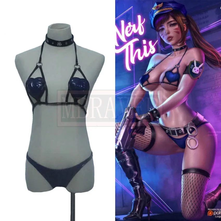 

Game OW D.Va DVA Hana Song Sexy Bikini Military Uniform Cosplay Uniforms Cosplay Costume Custom Made Free Shipping