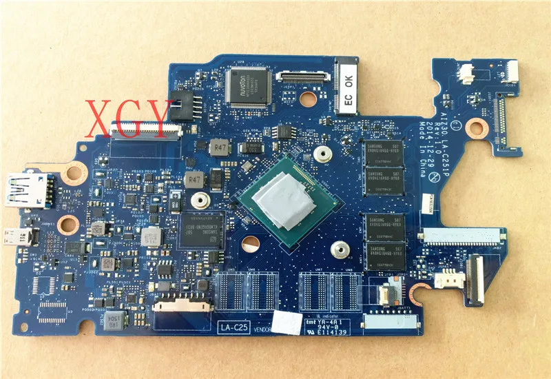 

FOR Lenovo S21E S21E-20 AIZ30 Laptop Motherboard LA-C251P CPU N2840 N2840 2G SSD 64G 100% Test Ok