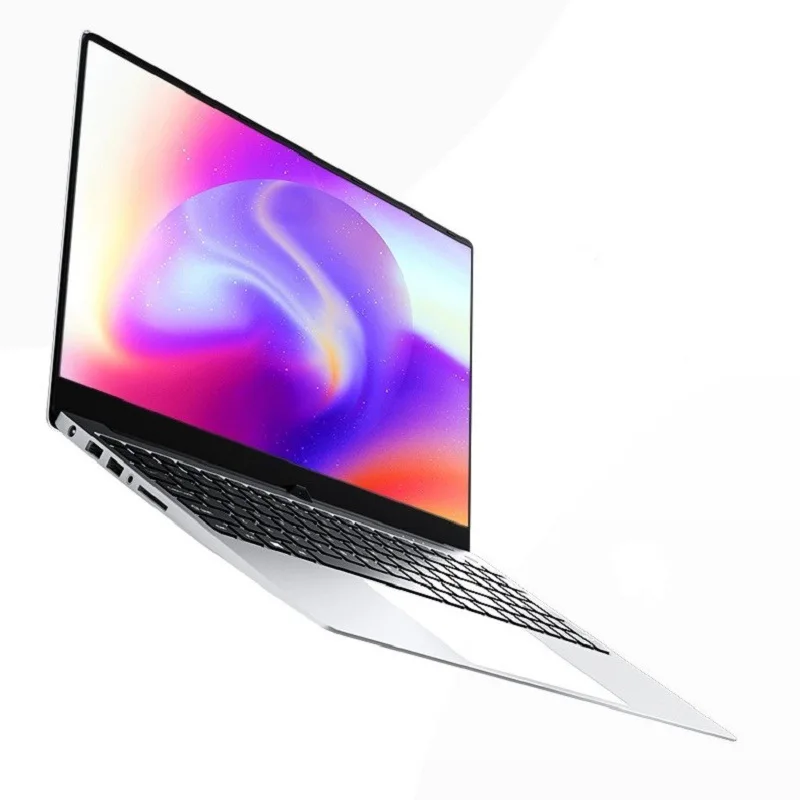 Notebook com teclado, 15.6 polegadas, 8gb de ram, 128gb de armazenamento, ssd, computador portátil