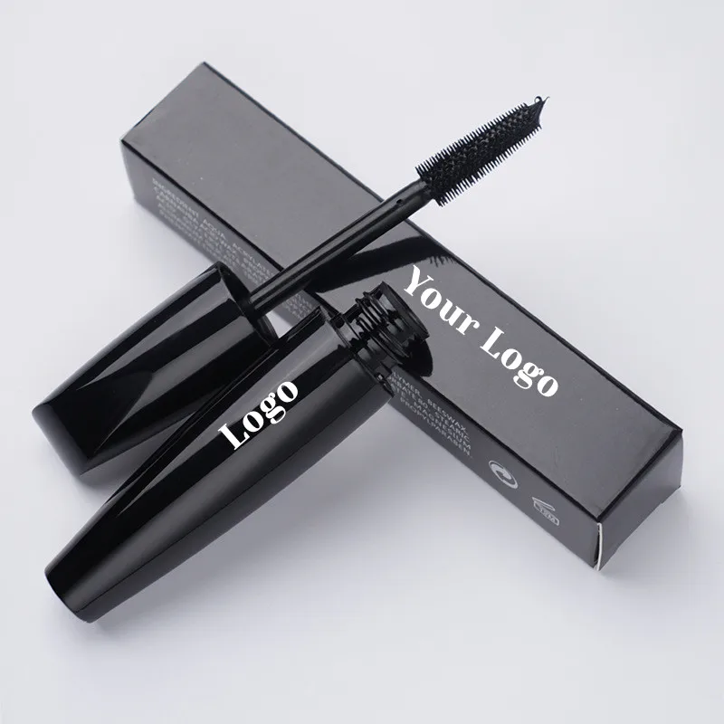 

30pcs Black Mascara Wholesale Lengthens Eyelashes Waterproof 4D Silk Fiber Mascara Private Label Lash Extension Cosmetics Makeup