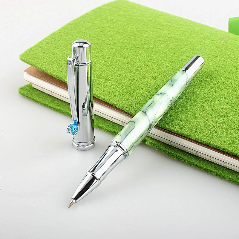 High quality Diamond Metal Business office Rollerball Pen School student stationery Supplies rollerball Pens