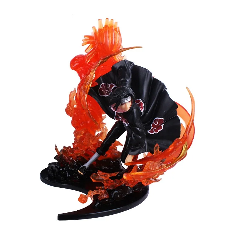 Naruto 21CM Uzumaki Naruto Uchiha Sasuke Model Doll Kawaii Action Figure Anime Figure Anime Children's Gifts