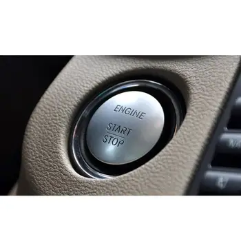 Spínač zapalování motoru Start Stop tlačítko stříbrné pro Mercedes Benz W204 W205 W212 W164 W166 W221 pro Infiniti QX30 Q30 8 nejlepší prodej Startovací tlačítko Mercedes W204 - №1