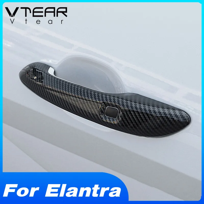 

Vtear Car Door Handle Cover Door Pull Decoration Protection Sticker Styling Exterior Details Products For Hyundai Elantra 2021