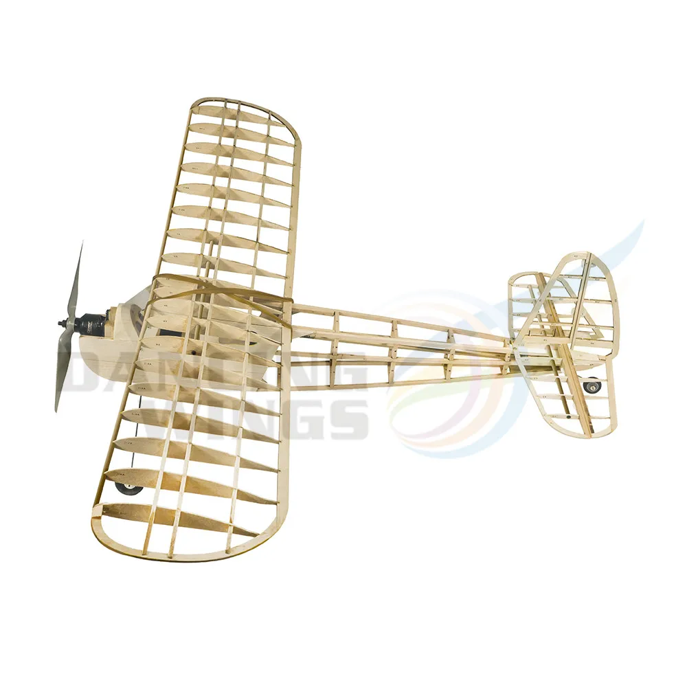 New Blasawood Laser Cut RC Airplane Old Timer Training Balsa Kit 1150mm Wingspan Cute Girl  Slow Flying Glider Old Time Orginal