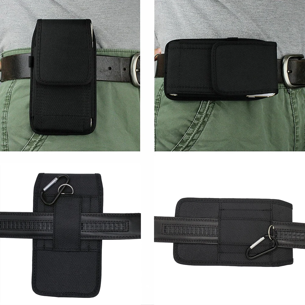 Universal Waist Belt Case Bag Phone Holder Outdoor Camping Nylon Pouch Holster Cover for 4.7 / 5 / 5.5 / 6 / 6.3 Inch Phone