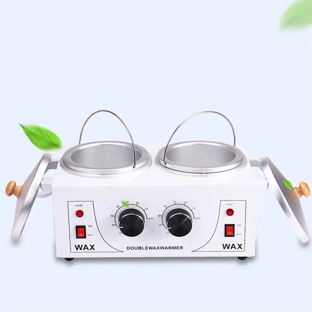 Depilatory Wax Machine Double Furnace Wax Melting Pot Thermostat Body Care Hair Removal Tool SPA Machine