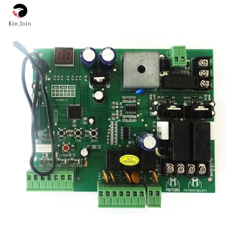 Upgraded version Universal use swing gate opener motor control unit PCB controller circuit board electronic card board DC12V