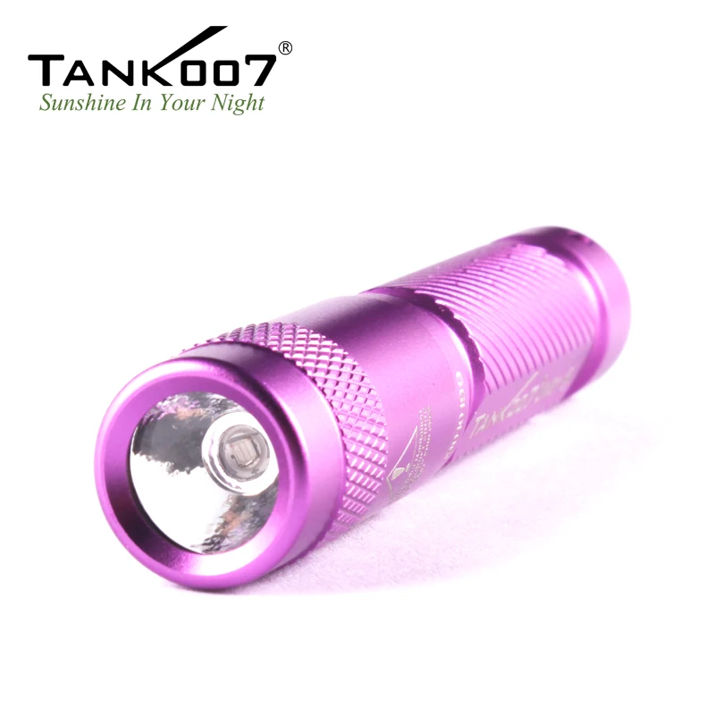 TANK007 Mini EDC Portable 365nm LED UV Flashlight Keychain Blacklight Torch 1W AAA Battery Waterproof Ultraviolet Lamp