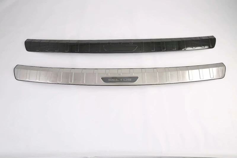 For Kia Seltos 2019 2020 2021 Stainless steel rear bumper protection window sill outside trunks decorative plate pedal