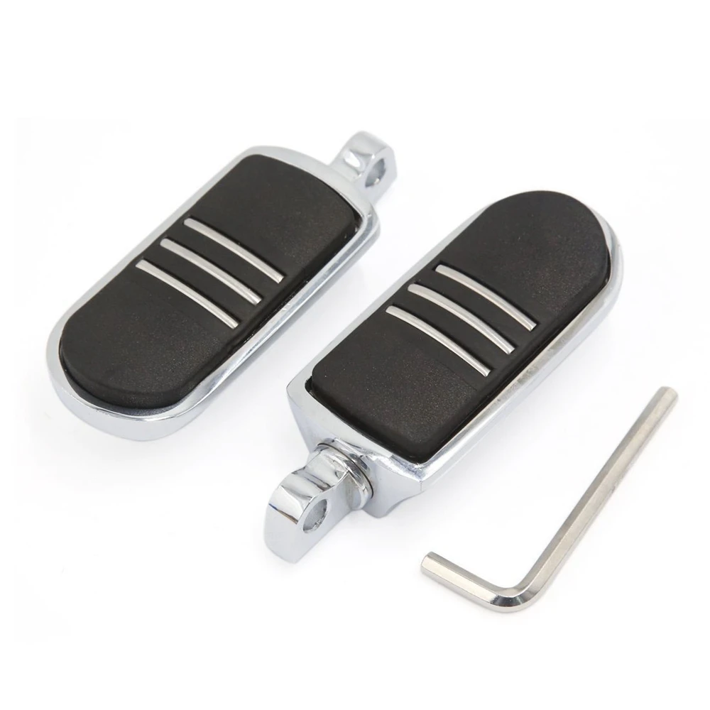 

Motorcycle Footrest Footpegs Floorboard For Harley Iron XL 883 1200 Street 750 500 Touring Custom Dyna Softail Road King