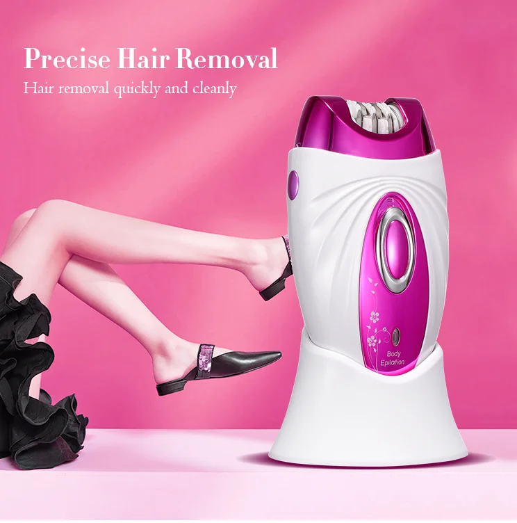 USB Rechargable 여성 제 모기 3 1 여성 면도기 머리 제거 전기 레이디 면도 트리머 비키니와 다리 바디 depilador