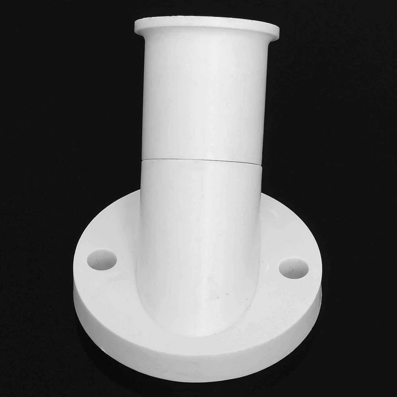 AC 250V 4A E27 45 Degree Angle Lamp Base Socket Oblique Screw Plastic Light Bulb Base Wall Lamp Holders Adapter Converter White