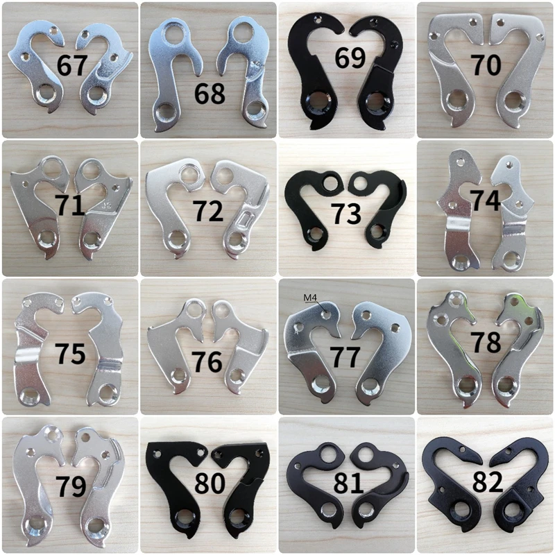 

1PC Bicycle Rear Derailleur Gear Hanger Mech Dropout Fit For Merida Frame Specialized Cube Felt Canyon GT Number 44-54