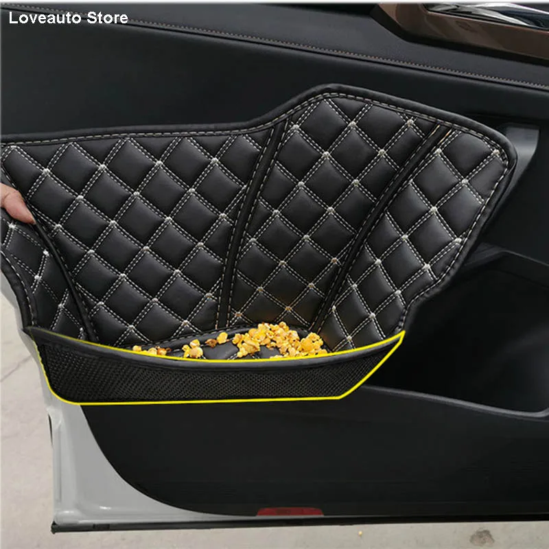 for VW Tiguan MK2 2021 2020 2019 2018 2017 Car Front Rear Door Inner Armrest Handle Door Multifunctional Storage Box