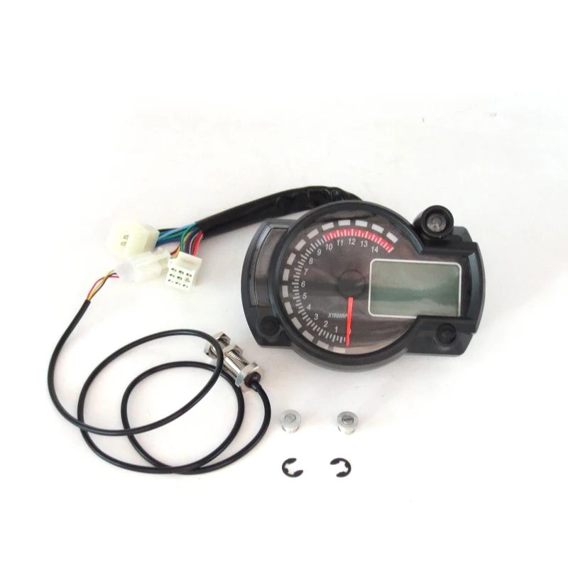 motorcycle speedometer instrument digital lcd tachometer meter odometer with failure warning light for rx2n 4 cylinder