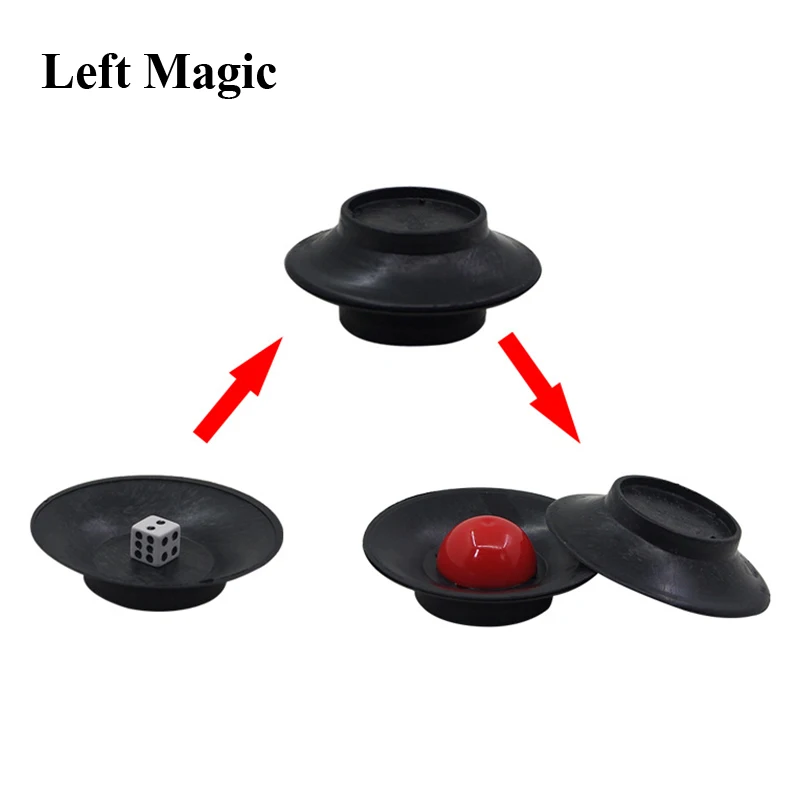 Magic UFO Magic Tricks Dice Into Ball Puzzle Kid Close Up Street Magic Props Children Puzzle Toy Illusions Mentalism Comedy