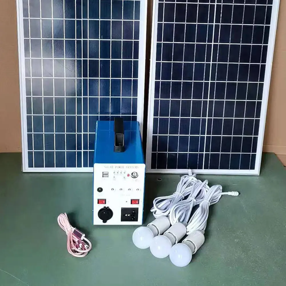 10W/15W Solar generator 12v DC Portable photovoltaic panel lithium battery lighting charging system integrated machine