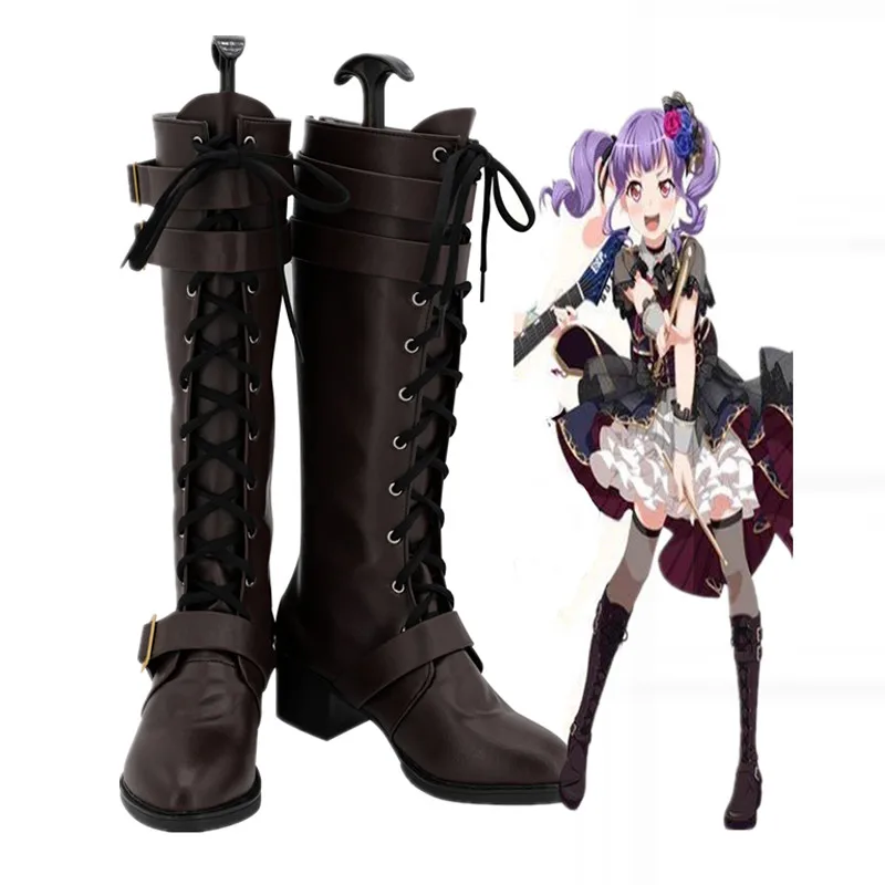 

BanG Dream 7th LIVE Roselia Minato Yukina Cosplay Shoes Customize Cosplay women men cosplay Boots