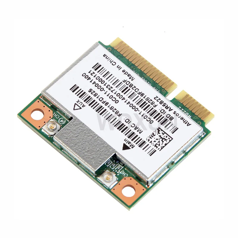 Atheros AR9462 AR5B22 WB222 Half Mini PCIe 802.11 a/b/g/n 300Mbps+Bluetooth4.0 wifi card