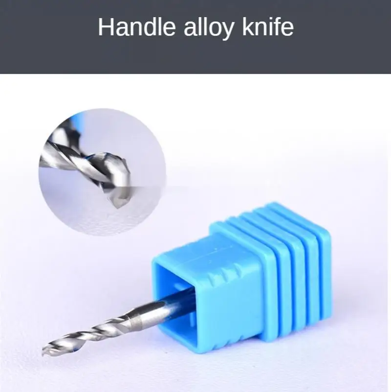 Carbide fixed shank drill for tungsten steel drill bit, alloy drill nozzle, aluminum steel