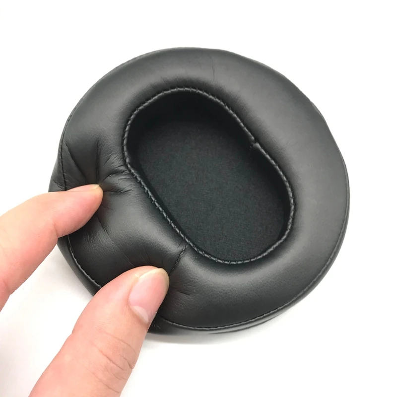 

R91A Soft Leather Headset Earmuffs Cover Part Earpad Pillow Compatible with DENON-AH-D2000 D5000 D7000 GMP400 GMP435S GMP450