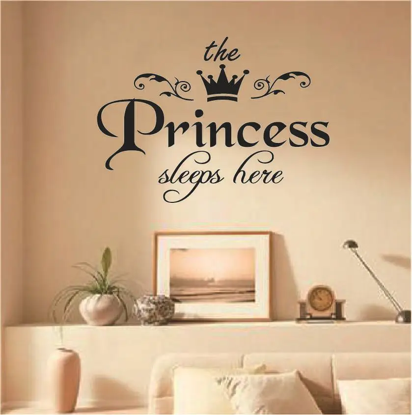 Princess Generation Carved European and American Proverbs Decoration  English Poems for Living Room Background Bedroom