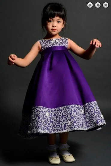 

free shipping purple flower girl dresses for weddings 2016 baptism prom communion dress kids christmas pageant dresses for girls