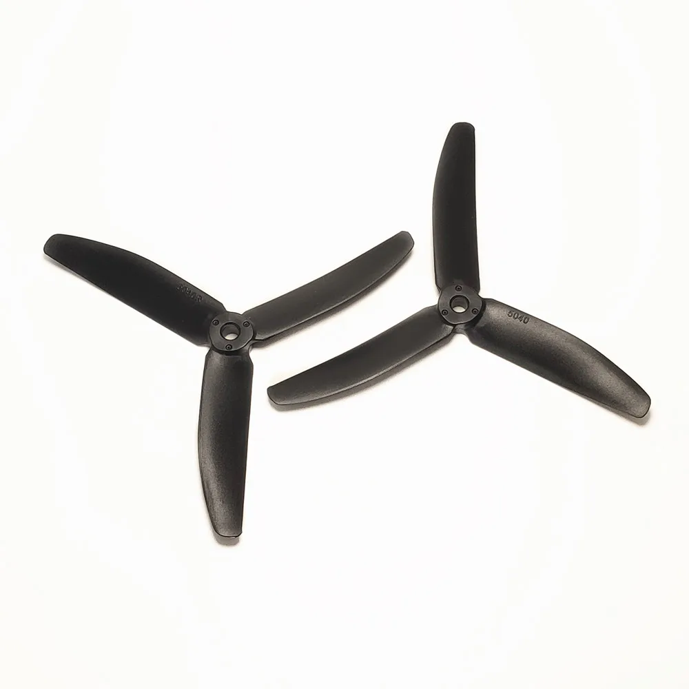 2 Pairs 5040 Propeller 3-Klingen CW/CCW PC für RC DIY FPV Drone FreeStyle Quadcopter Teile